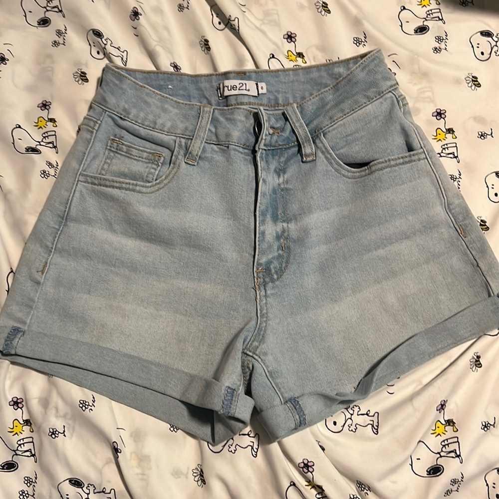 Rue 21 Light Blue Jean Shorts